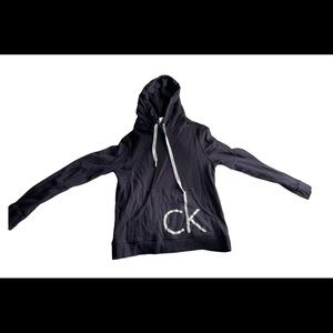 Calvin Klein navy/purple hoodie